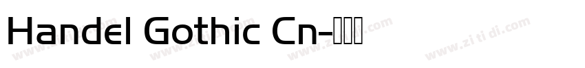 Handel Gothic Cn字体转换